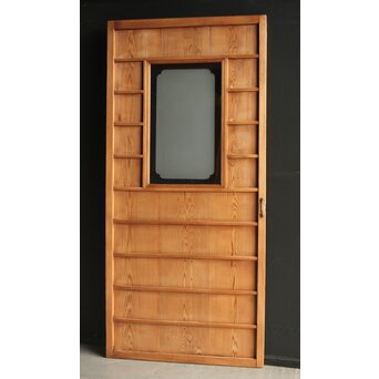 木爪ガラスの横桟まいら風建具　GD0119