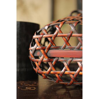 小さな掛花籠 竹籠　U299 