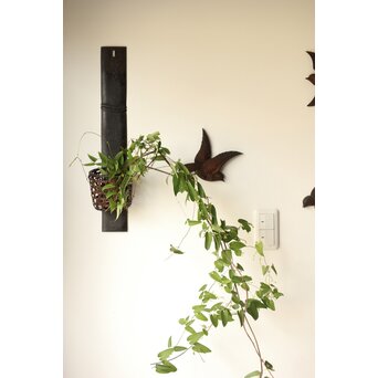 小さな掛花籠 竹籠　U299 