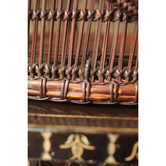 山本竹龍斎/笙園 唐物写果物篭 竹籠　U300 