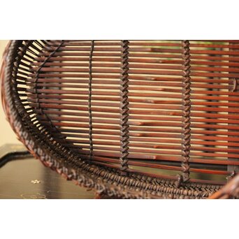 山本竹龍斎/笙園 唐物写果物篭 竹籠　U300 