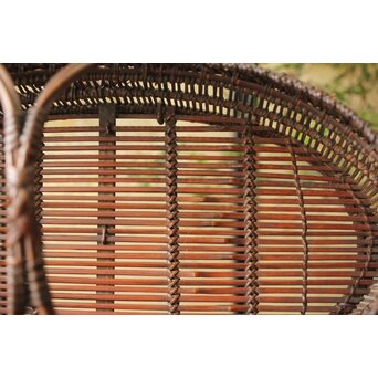 山本竹龍斎/笙園 唐物写果物篭 竹籠　U300 