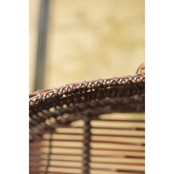 山本竹龍斎/笙園 唐物写果物篭 竹籠　U300 