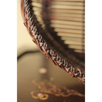 山本竹龍斎/笙園 唐物写果物篭 竹籠　U300 