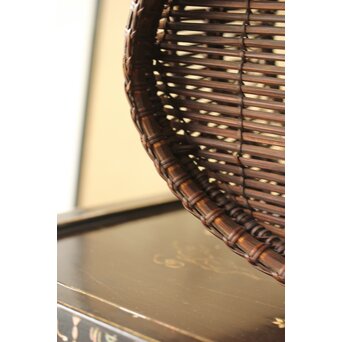 山本竹龍斎/笙園 唐物写果物篭 竹籠　U300 