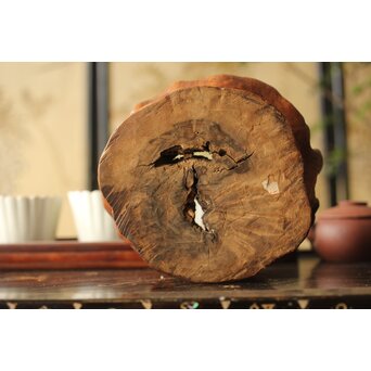 変木急須台/茶銚敷　X364 