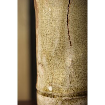 黄瀬戸 竹筒花生　P350 