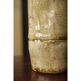 黄瀬戸 竹筒花生　P350 