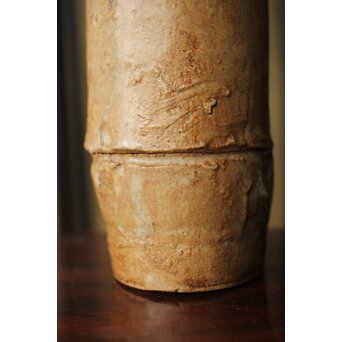 黄瀬戸 竹筒花生　P350 