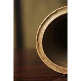 黄瀬戸 竹筒花生　P350 