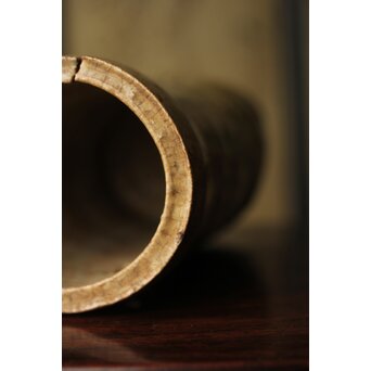 黄瀬戸 竹筒花生　P350 