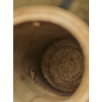 黄瀬戸 竹筒花生　P350 