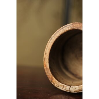 黄瀬戸 竹筒花生　P350 