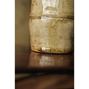 黄瀬戸 竹筒花生　P350 