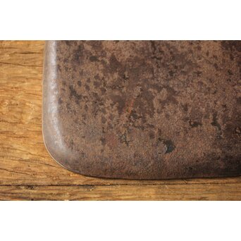 鉄地 七宝象嵌四方盆　M326 