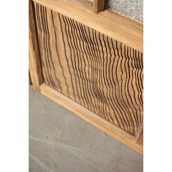 多種ガラス 細分割 緑黄色ガラス建具 2枚1組　GD0121Y 