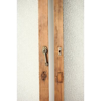 多種ガラス 細分割 緑黄色ガラス建具 2枚1組　GD0121Y 