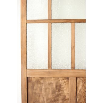 多種ガラス 細分割 緑黄色ガラス建具 2枚1組　GD0121Y 