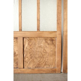 多種ガラス 細分割 緑黄色ガラス建具 2枚1組　GD0121Y 