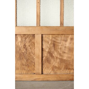 多種ガラス 細分割 緑黄色ガラス建具 2枚1組　GD0121Y 