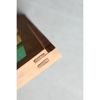 多種ガラス 細分割 緑黄色ガラス建具 2枚1組　GD0121Y 