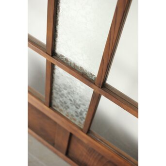 桜模様と緑色ガラスの建具 2枚1組　GD0122YD 