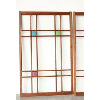 ダイア4色ガラス中型建具 2枚1組　GD0123YD 