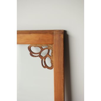 蝶型隅化粧 中型ゆらゆらガラス戸M 2枚1組　GD0125 