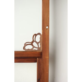 蝶型隅化粧 中型ゆらゆらガラス戸M 2枚1組　GD0125 