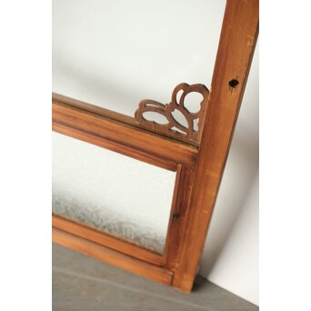 蝶型隅化粧 中型ゆらゆらガラス戸M 2枚1組　GD0125 