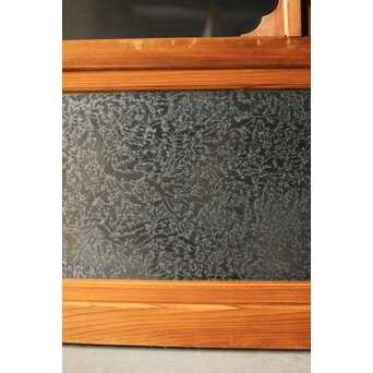 蝶型隅化粧 中型ゆらゆらガラス戸M 2枚1組　GD0125 