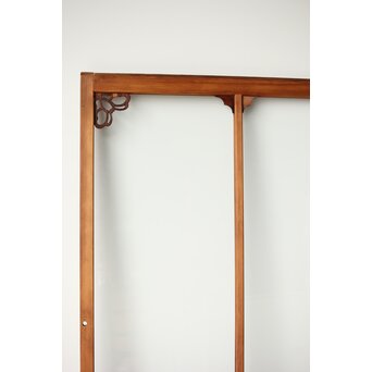 蝶型隅化粧 中型ゆらゆらガラス戸M 2枚1組　GD0125 