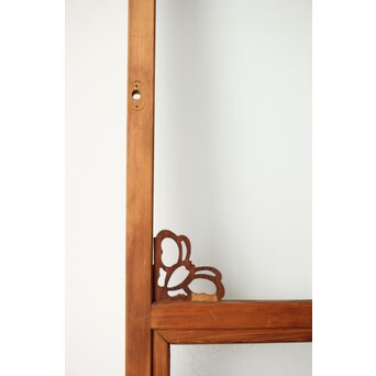 蝶型隅化粧 中型ゆらゆらガラス戸M 2枚1組　GD0125 