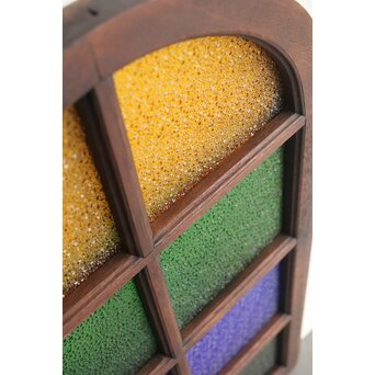 ダイア色ガラスの明り取り/天窓　GD0126Y 