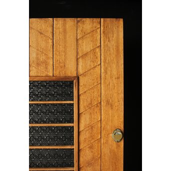 名栗仕上フローラガラスドア　GD0129 