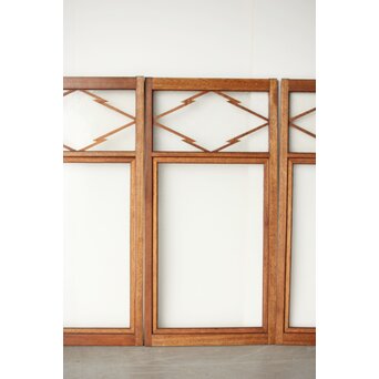 松皮菱組子のガラス窓 4枚1組　GD0131 