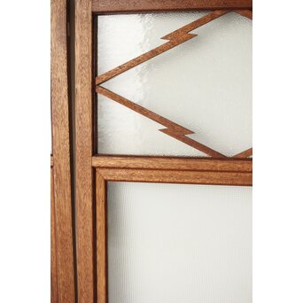 松皮菱組子のガラス窓 4枚1組　GD0131 