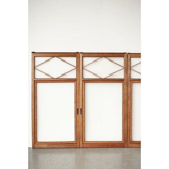 松皮菱組子のガラス窓 4枚1組　GD0131 