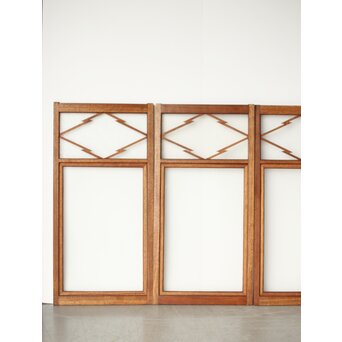 松皮菱組子のガラス窓 4枚1組　GD0131 