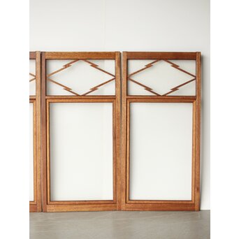 松皮菱組子のガラス窓 4枚1組　GD0131 