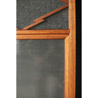 松皮菱組子のガラス窓 4枚1組　GD0131 