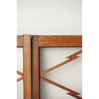 松皮菱組子のガラス窓 4枚1組　GD0131 