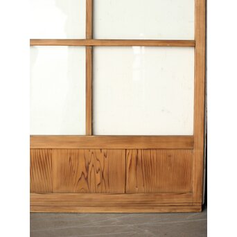 ハイサイズクリアガラス戸 3枚1組　D187 