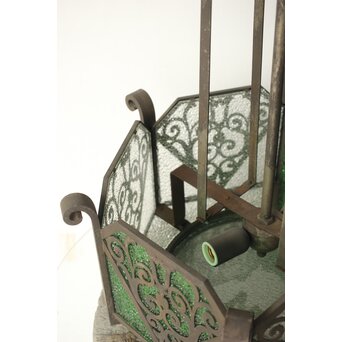 唐草模様 大シャンデリア照明　A041 