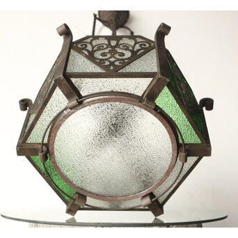 唐草模様 大シャンデリア照明　A041 