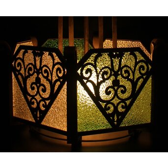 唐草模様 大シャンデリア照明　A041 