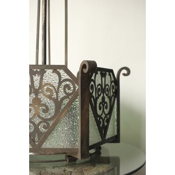 唐草模様 大シャンデリア照明　A041 