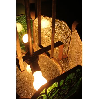 唐草模様 大シャンデリア照明　A041 