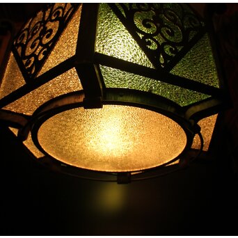 唐草模様 大シャンデリア照明　A041 