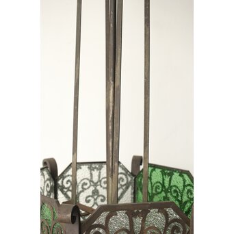 唐草模様 大シャンデリア照明　A041 